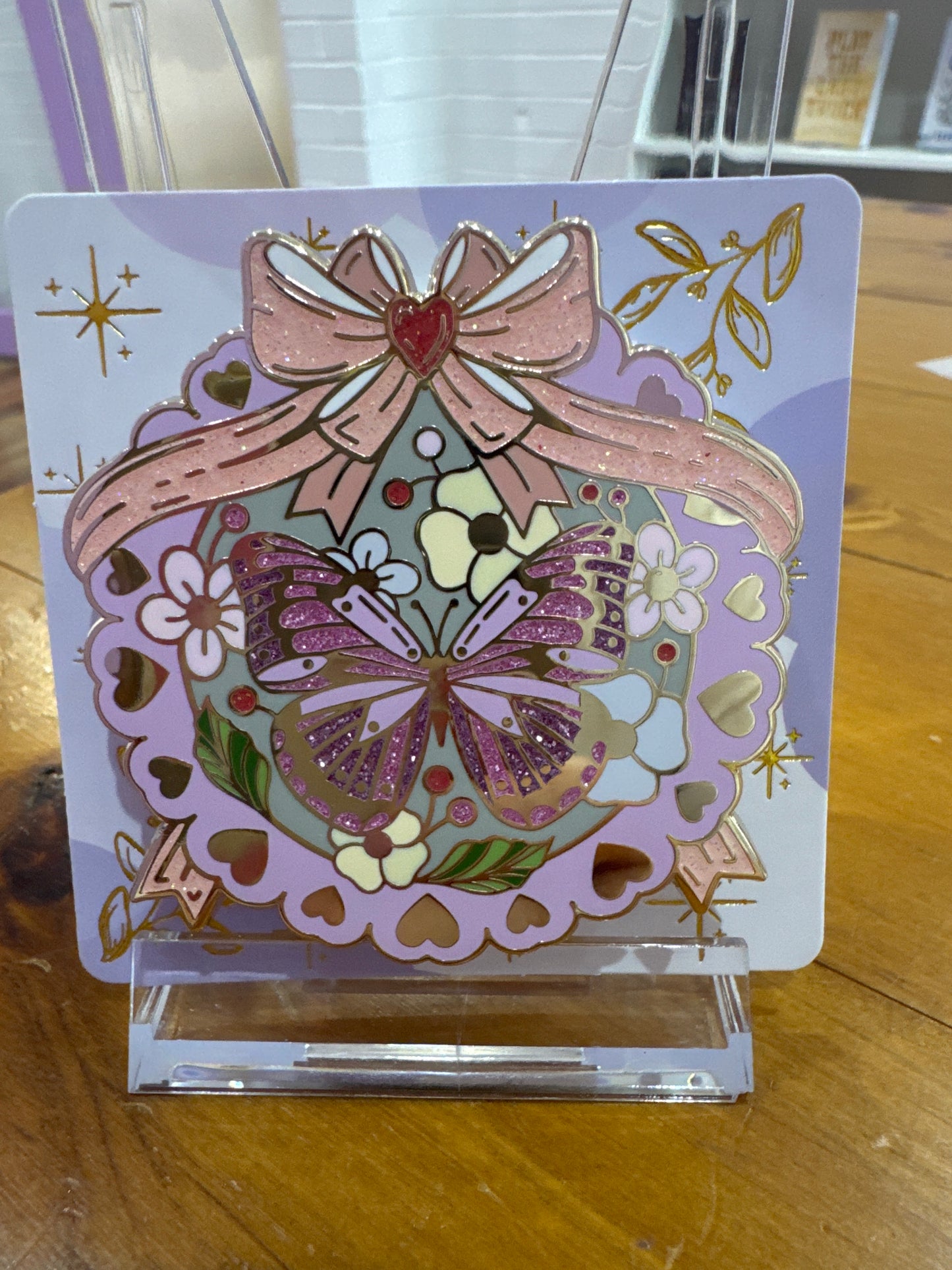 E-reader grip (butterfly)