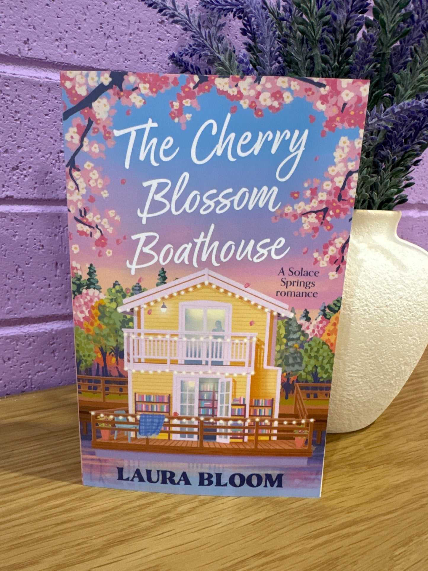 The cherry blossom Boathouse- Laura Bloom