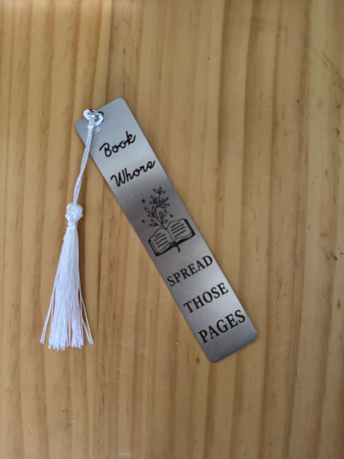 Metal Bookmark - Book Whore