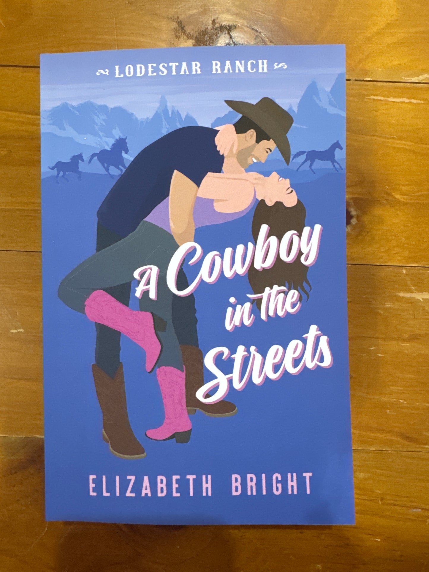 A cowboy in the streets- Elizabeth Bright