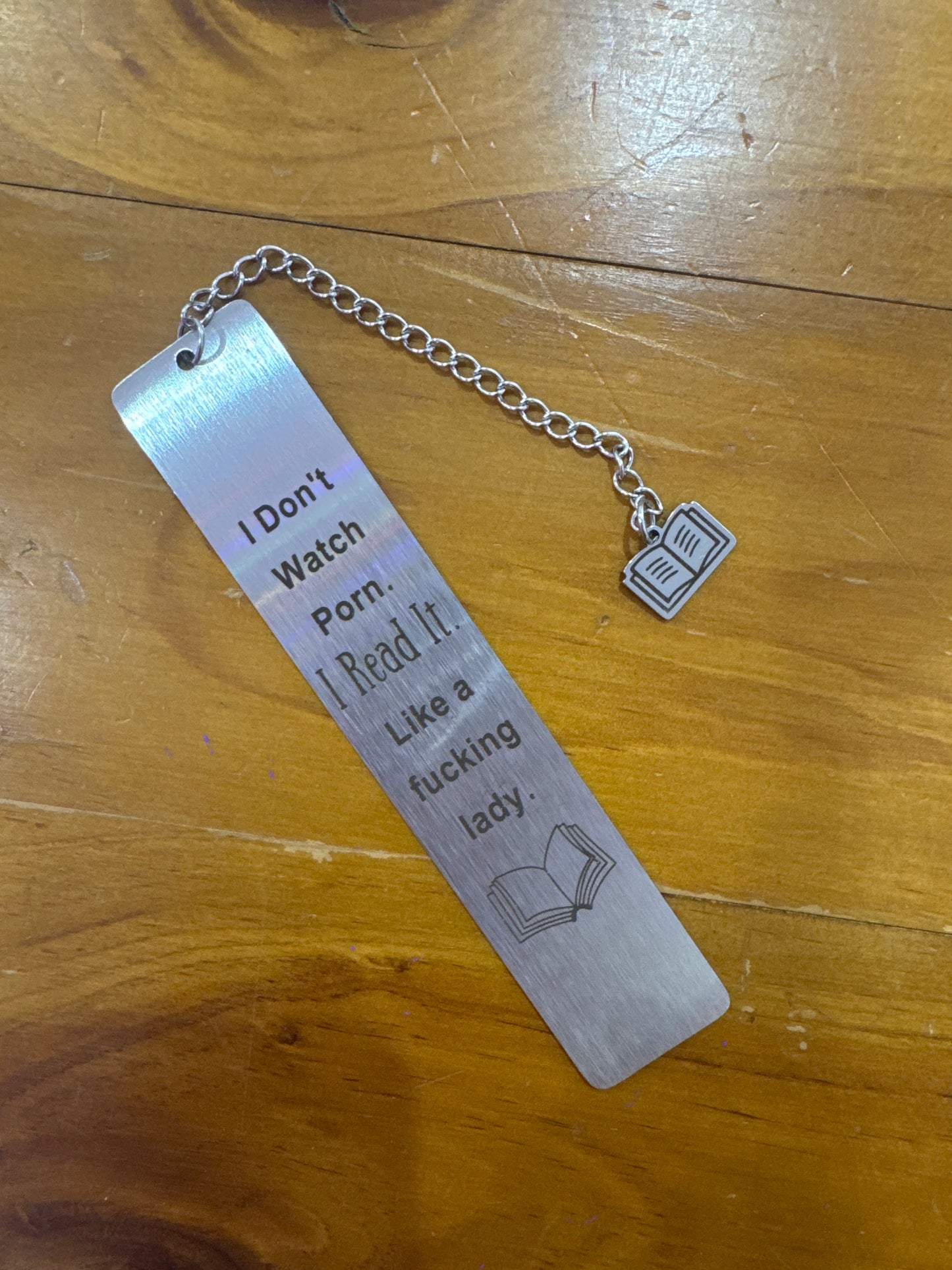 Metal Bookmark - I don't watch ...