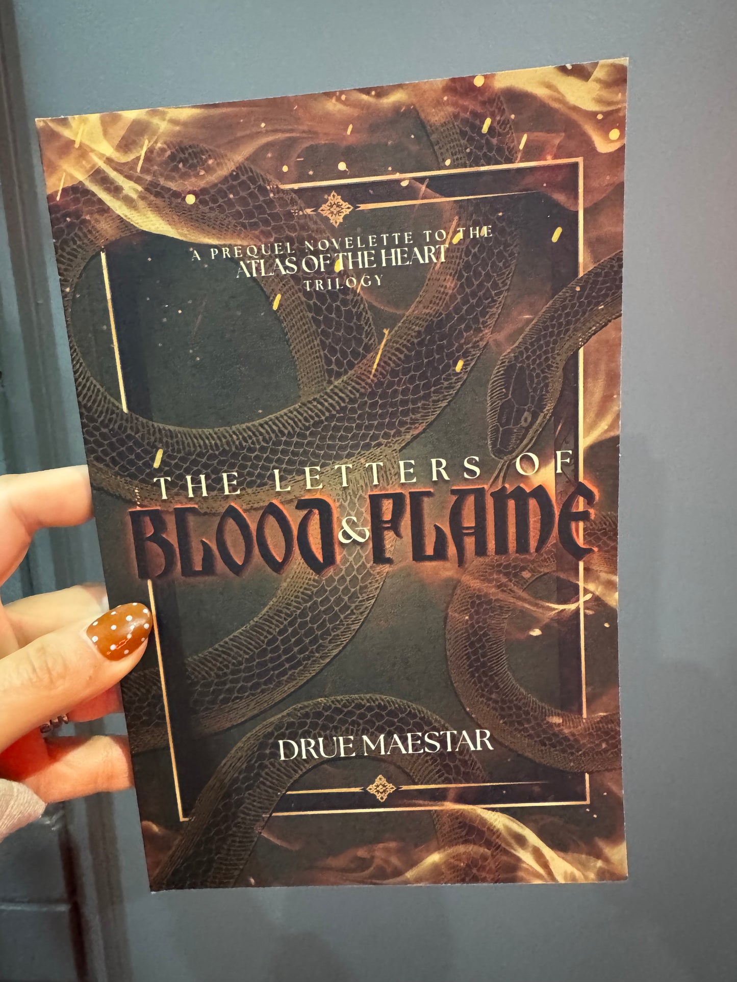 The letters of Blood & Flame - Drue Maestar