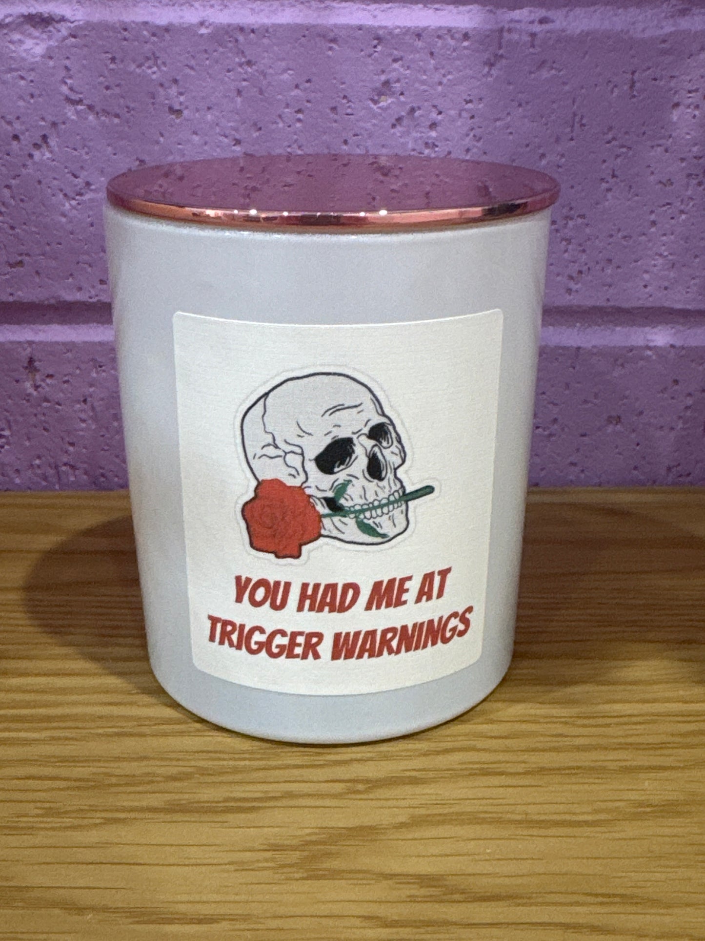 Candle (you had me at trigger warnings)