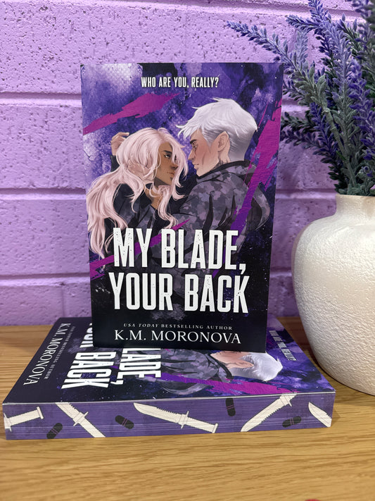 My blade, your back- K.M Moronova (deluxe sprayed edges)