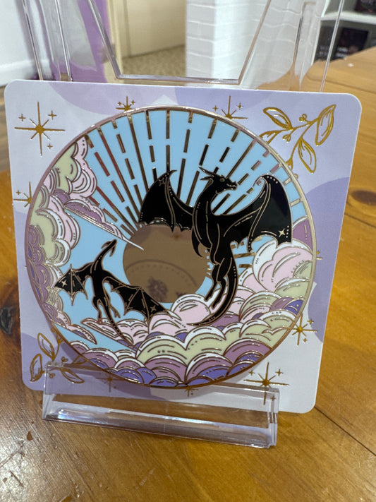 E-reader grip (dragons)