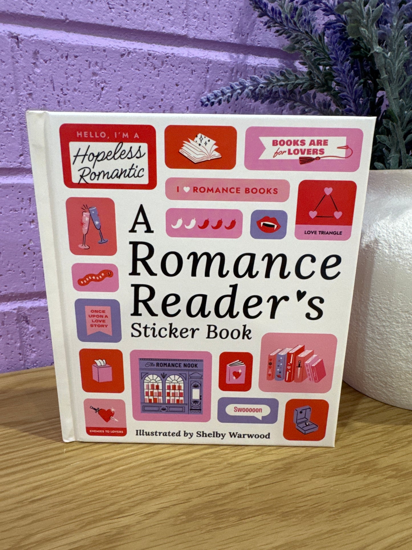 A romantic readers sticker book