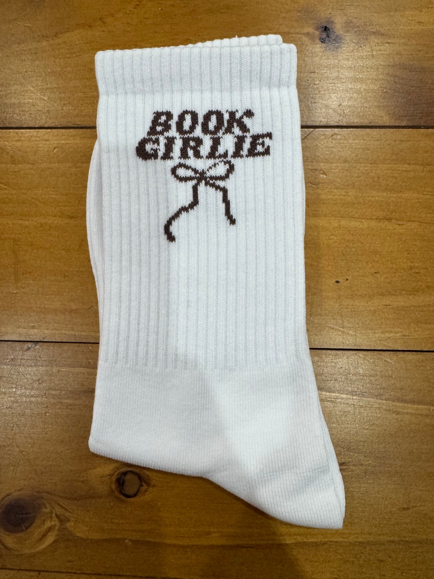 Bookish crew socks