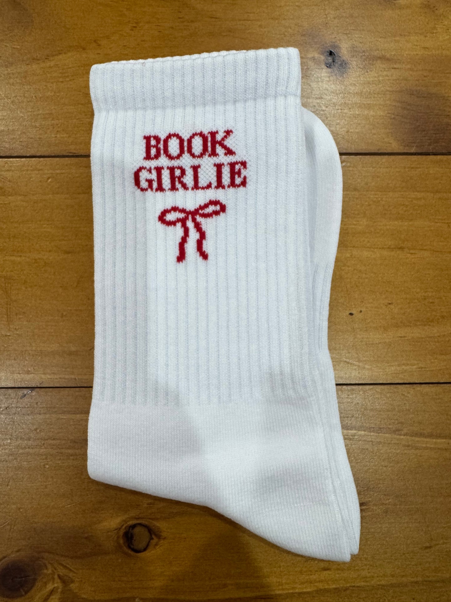 Bookish crew socks
